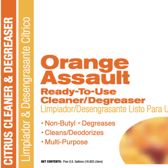 Orange Assault Cleaner & Degreaser, 5 GAL