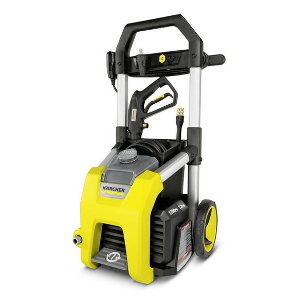 Karcher 1700 PSI Pressure Washer, Electric, 1.2GPM, Includes 3 Nozzles