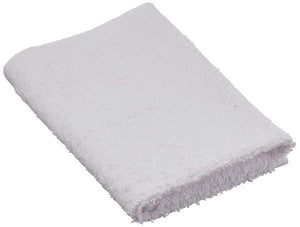 Terry Towels with Seamed Edges, White, 25LBS